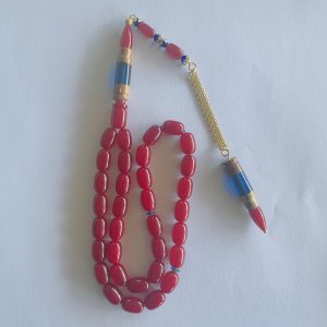 Emine Reşfani Usta’dan Sıkma Kehribar Tesbih